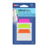 Zakładki indeksujące samoprzylepne 50,8x38,1mm przezroczyste z neonową zakładką Ultra Tabs 74753 AVERY ZWECKFORM