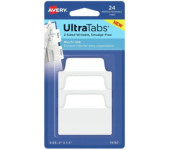 Zakładki indeksujące samoprzylepne 50,8x38,1mm przezroczyste z białą zakładką Ultra Tabs 74787 AVERY ZWECKFORM