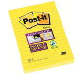Bloczek samoprzylepny 102x152mm 75k żółty linia POST-IT 660-S Super Sticky FT510093832 3M