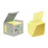Bloczki ekologiczne samoprzylepne 76x76mm żółte R330-1B Z-Notes 6 bloczków po 100 kartek 009544113 3M
