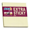 Notes samoprzylepny EXTRA STICKY 76x76 żółty pastel 90k STICK`N 21660