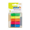 Zakładki indeksujące w podajniku mix 45x12mm (200sztuk) 26029 STICK&acute N