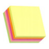 Bloczek samoprzylepny 51x51mm 250k mix 5 kolorów neonowych STICKN 21203