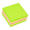 Bloczek STICKN 51x51mm zielony-mix neon i pastel 21534