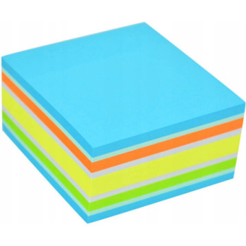 Bloczek STICKN 76x76mm 400k mix niebieski/zielony 21538 Bloczek STICKN 76x76mm 400k mix niebieski/zielony 21538