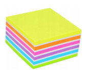 Bloczek STICKN 76x76mm 400k mix neonowy 6 kolorów 21539