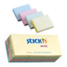 Bloczek samoprzylepny 38x51mm 100k mix pastelowy (12szt) STICK`N 21531