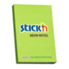 Bloczek STICKN 76x51mm zielony neon 100k 21163