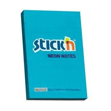 Bloczek STICKN 76x51mm niebieski neon 100k 21207 STICKN Bloczek STICKN 76x51mm niebieski neon 100k 21207 STICKN