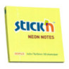 Bloczek samoprzylepny 76x76mm 100k żółty neonowy 21133 STICK`N
