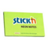 Bloczek STICKN 127x76mm zielony neon 100k 21171