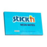 Bloczek STICK`N 127x76mm niebieski neonowy 100k 21213