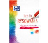 Blok rysunkowy szkolny A4 biały 20 kartek 120g 400093195 OXFORD