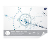 Blok techniczny A3 10k INTERDRUK