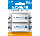 Akumulatorek EVERACTIVE Professional Line D/HR20 9000mAh (2szt)