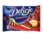 Ciastka DELICJE Szampańskie 294g wiśnia