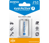 Akumulatorek EVERACTIVE Silver Line 9V/HR22/6F22 250mAh