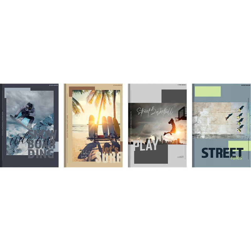 Zeszyt szkolny A5 Brulion 96 kartek w kratkę POSTER 400181912 TOP 2000