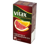Herbata VITAX INSPIRATIONS (20 torebek 2g) GREJPFUT&POMARAŃCZA zawieszka