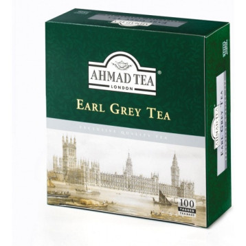 Herbata AHMAD TEA EARL GREY 100t 2g czarna zawieszka