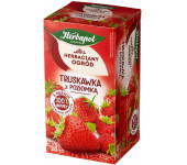 Herbata HERBAPOL owocowo-ziołowa (20 tb) truskawka z poziomką 50g HERBACIANY OGRÓD