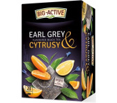 Herbata BIG-ACTIVE czarna (20 torebek) Earl Grey & Cytrusy 40g