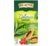 Herbata BIG-ACTIVE zielona (20 torebek) PAPAJA-JAGODY GOJI