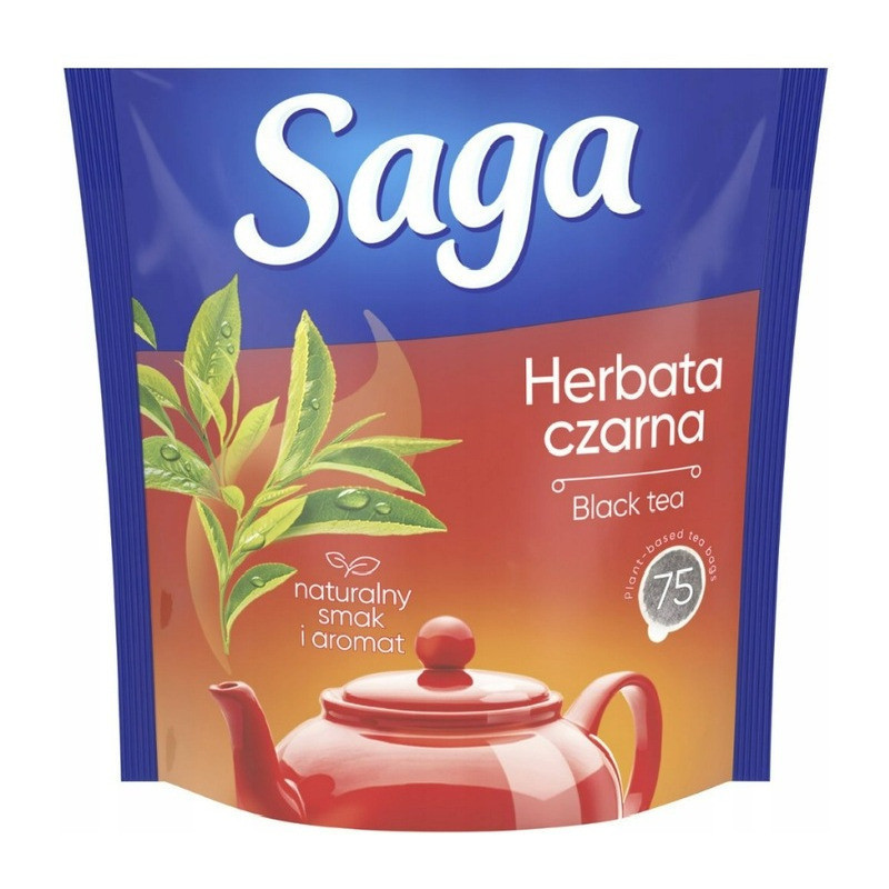Herbata SAGA czarna (75 torebek 1,4g)