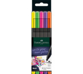 Cienkopisy GRIP 5 kolorów neonowych 151603 FABER-CASTELL