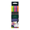 Cienkopisy GRIP 5 kolorów neonowych 151603 FABER-CASTELL