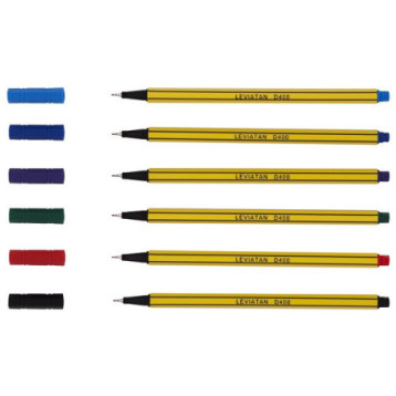 Cienkopis D400 6szt.mix 105228 LEVIATAN D.RECT