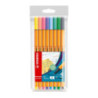 Cienkopis STABILO point 88 komplet 8szt. pastelowy 88/8-01