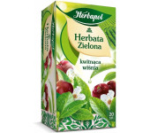 Herbata HERBAPOL zielona kwitnąca wiśnia (20tb x 1,7g)