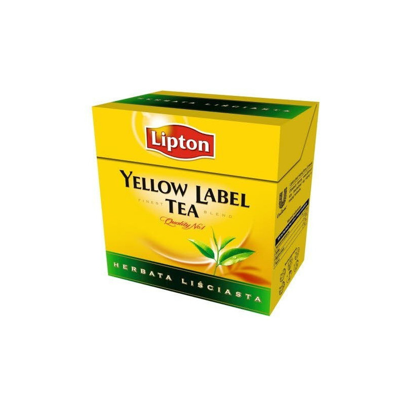 Herbata LIPTON YELLOW LABEL liść 100g czarna