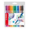 Cienkopis STABILO pointMAX komplet 12szt. 488/12-01