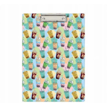 Deska z klipem A4 z nadrukiem BUBBLE TEA KHN-01-37 BIURFOL