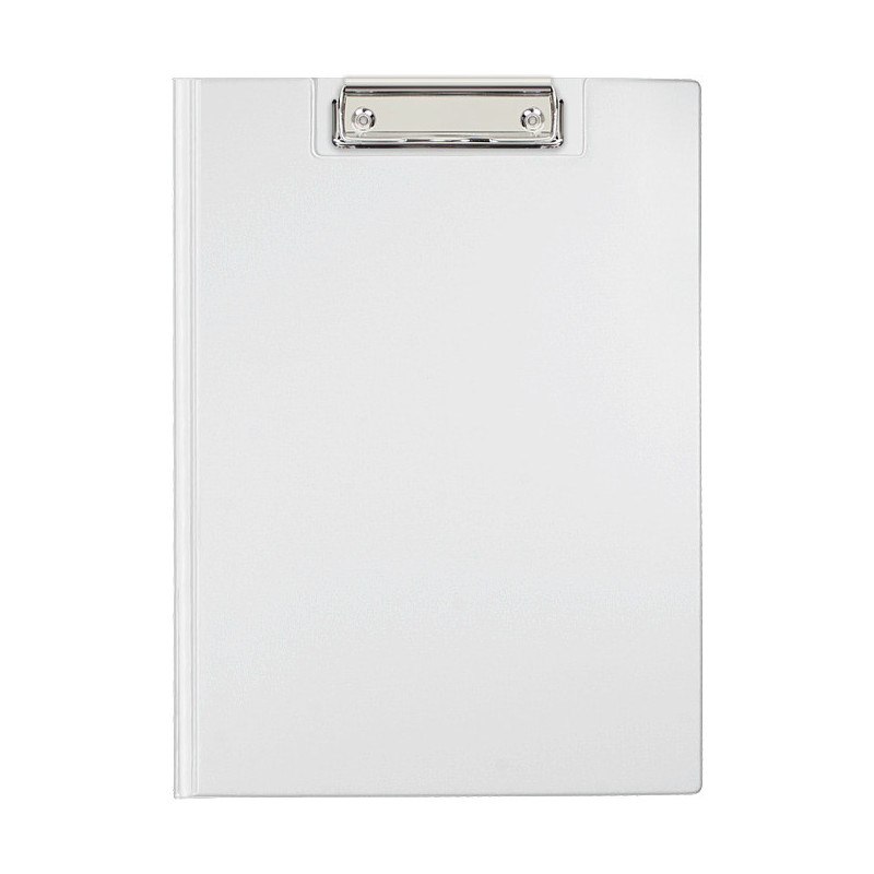 Teczka z klipem zamykana Clipboard A4 biała KL-04/KH-04-10 BIURFOL