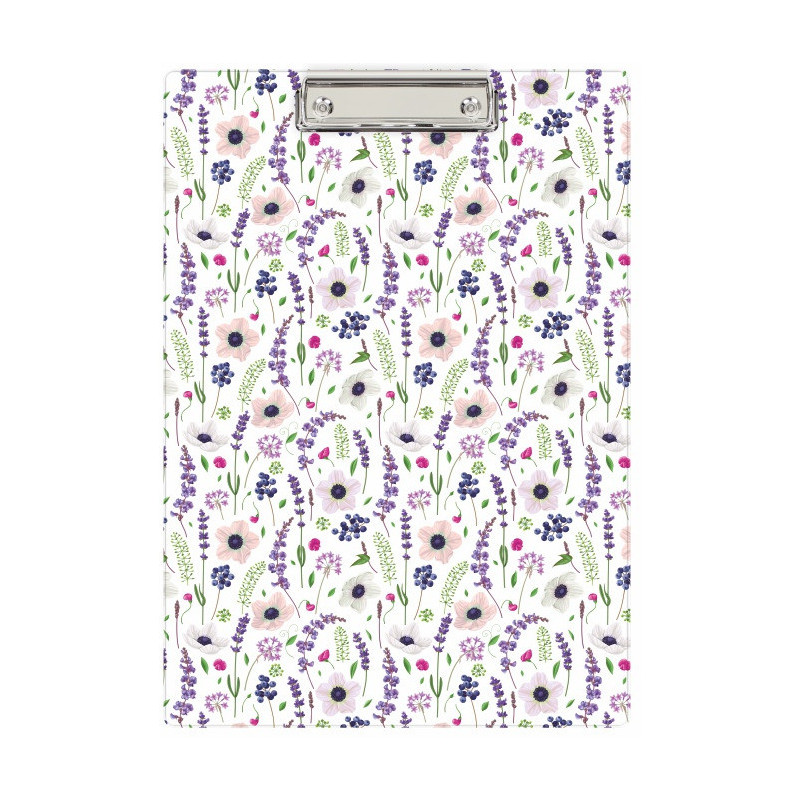Deska z klipem Clipboard A4 nadruk Kwiaty KHN-01-32 BIURFOL
