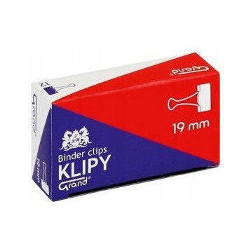 Klip biurowy 19mm do dokumentów (3/4 cala) praktyczny 110-1092 GRAND