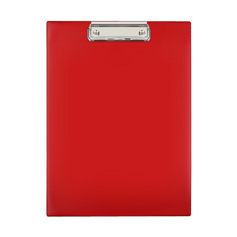 Deska z klipem Clipboard A4 czerwona KH-01-04 BIURFOL