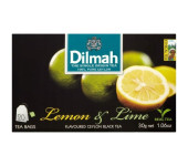 Herbata DILMAH (20 torebek) czarna z aromatem Cytryna & Limonka