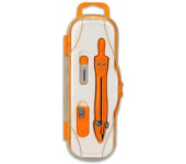 Cyrkiel szkolny z grafitem 2mm ( grafity +temperówka) PC-101 żółty w etui TT7631 PENMATE