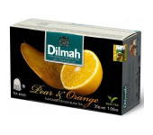 Herbata DILMAH (20 torebek) czarna z aromatem gruszka & pomarańcza