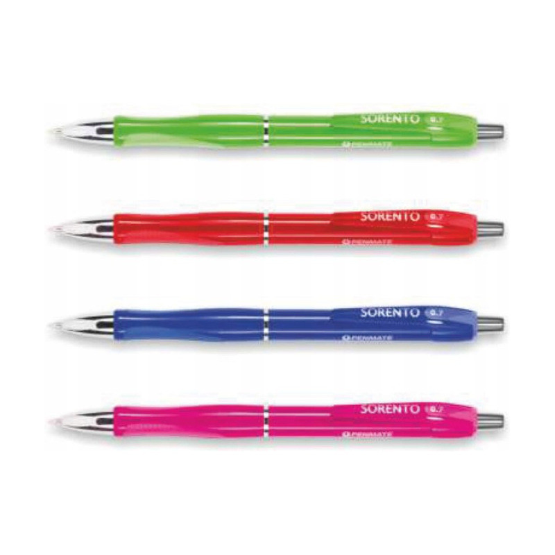 Długopis automatyczny SORENTO COLOUR niebieski 0.7mm mix kolor PENMATE TT7499 Długopis automatyczny SORENTO COLOUR niebieski 0.7mm mix kolor PENMATE TT7499