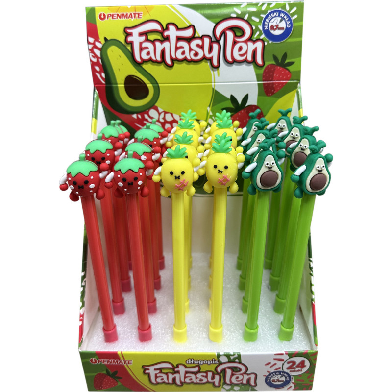 Długopis fantazyjny FRUIT 0,8mm niebieski TT8988 PENMATE Długopis fantazyjny FRUIT 0,8mm niebieski TT8988 PENMATE