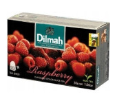 Herbata DILMAH (20 torebek) czarna z aromatem Maliny