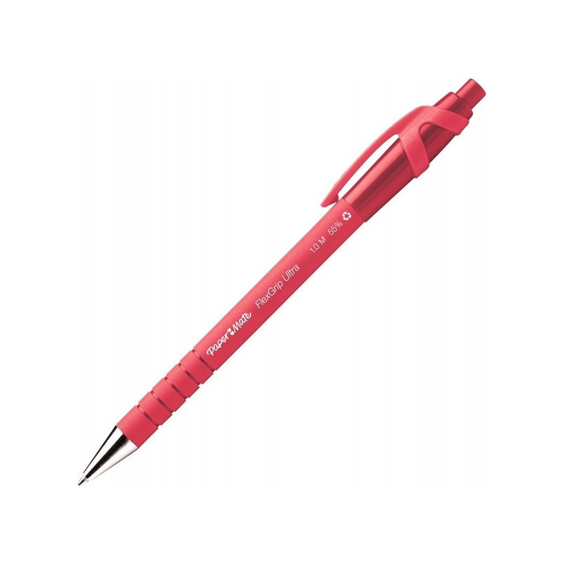 Długopis automatyczny FLEXGRIP ULTRA RT czerwony PAPER MATE S0190413