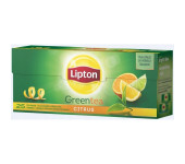 Herbata LIPTON (20 torebek) zielona z nutą cytrusów GREEN CITRUS