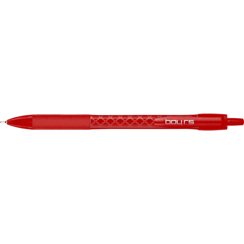 Długopis automatyczny BOY RS 0.7mm czerwony RYSTOR 454-001