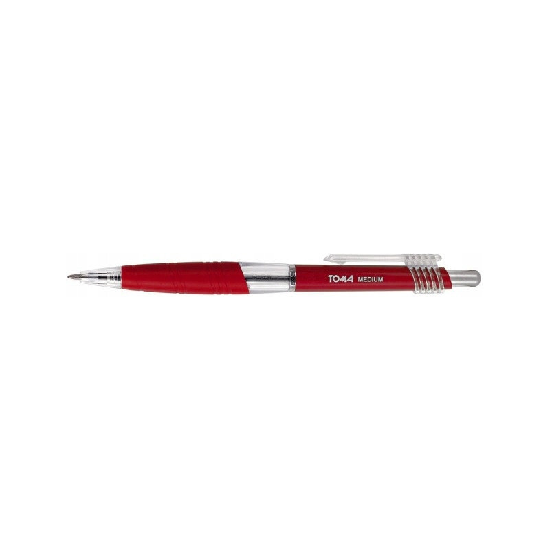 Długopisy automatyczny MEDIUM 1.0mm czerwony TOMA TO-038